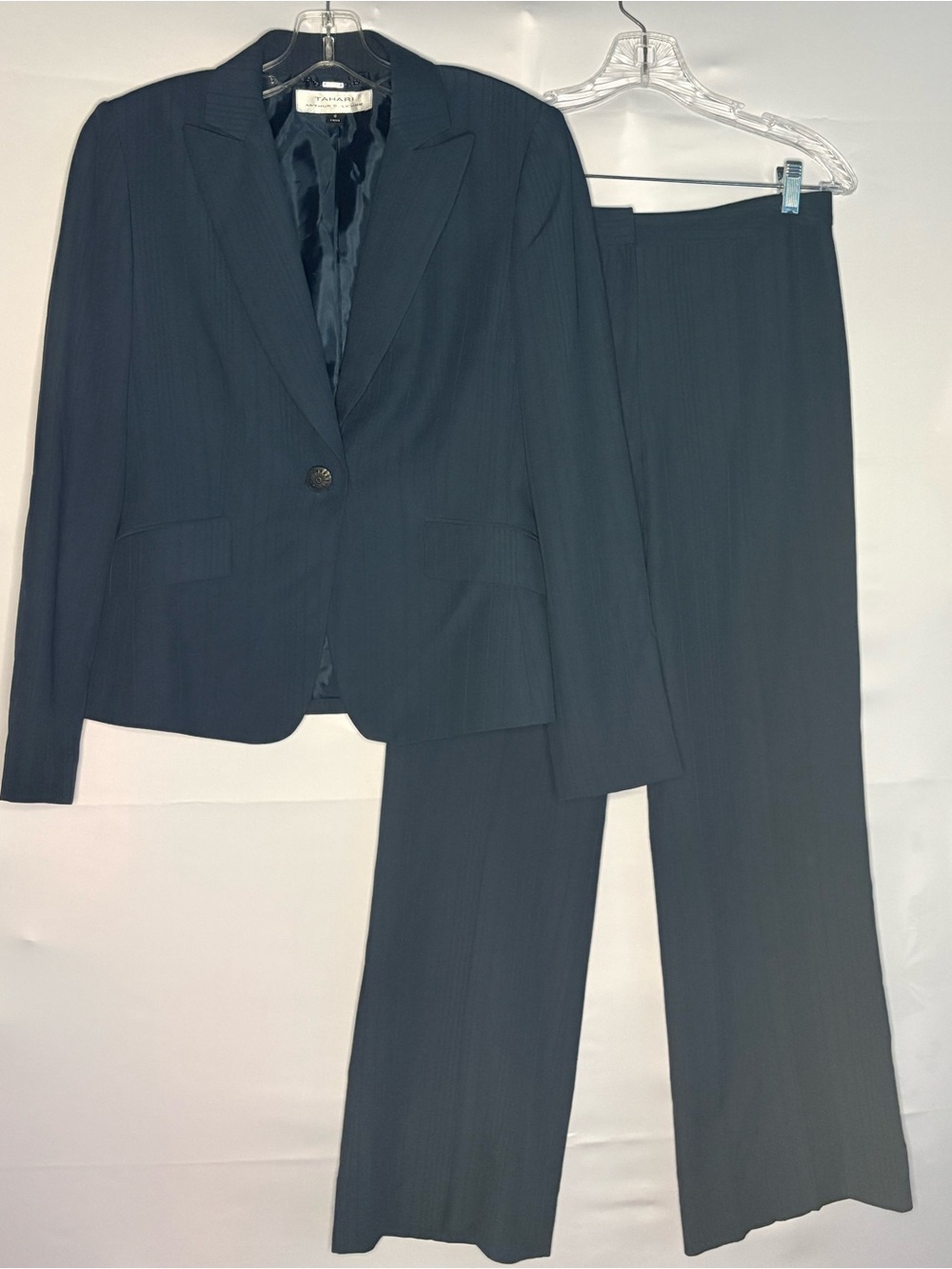 Teal Tahari ASL Blazer & Slacks Suit Set
